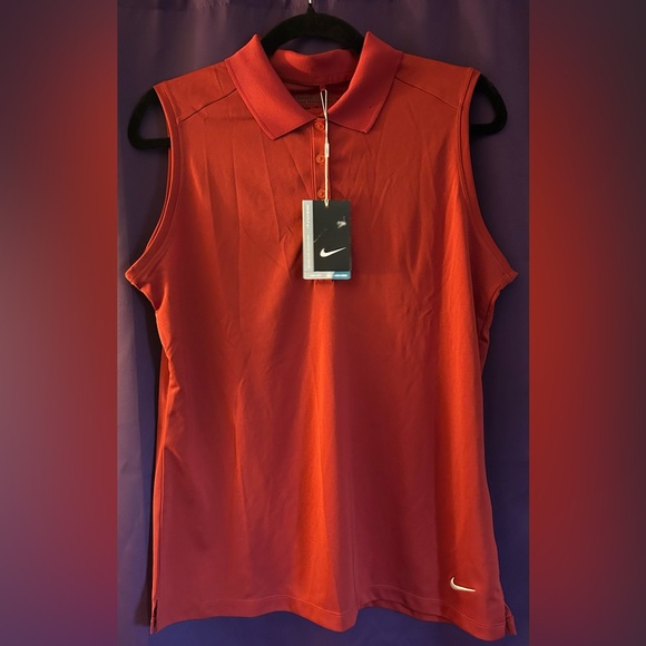 Nike Women’s Dry-Fit Golf Polo Shirt Size L - Picture 2 of 4